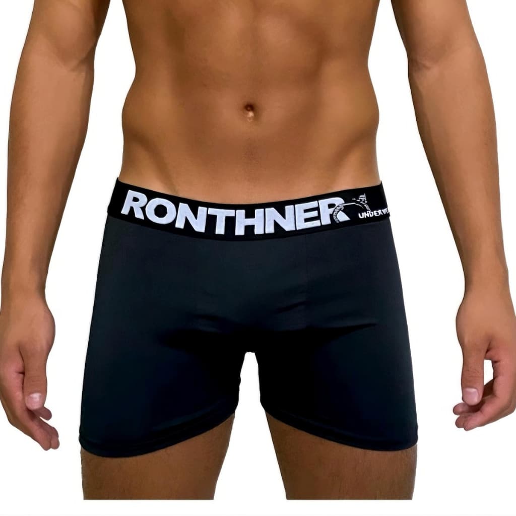 Kit Com 10 Cueca Boxer Microfibra Rontheinner