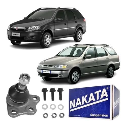 Pivo Suspensao Fiat Palio Siena Strada Fire Uno way Fiorino Doblo Mobi Original Nakata Dianteiro Bandeja