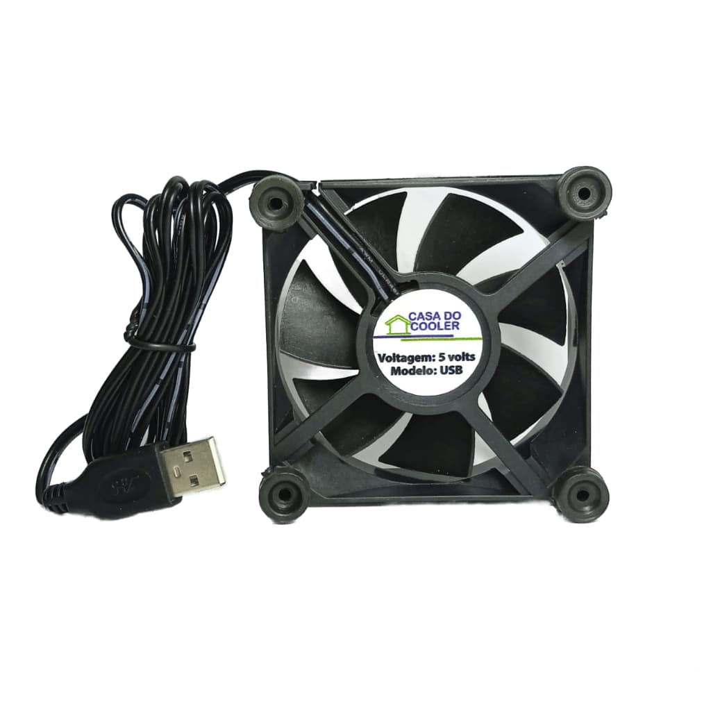Micro Ventilador Dia e Noite USB para desbloqueadores de canais e TV Box, Silencioso