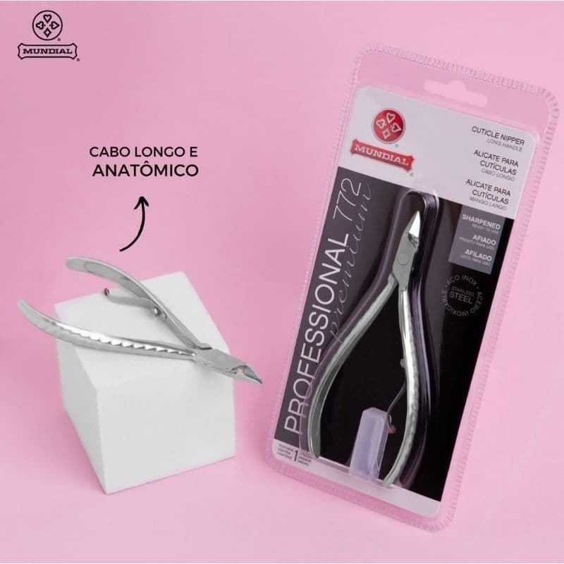 Alicate Cortador Mundial Para Unhas Cuticula Manicure 722/522/777 Unidade