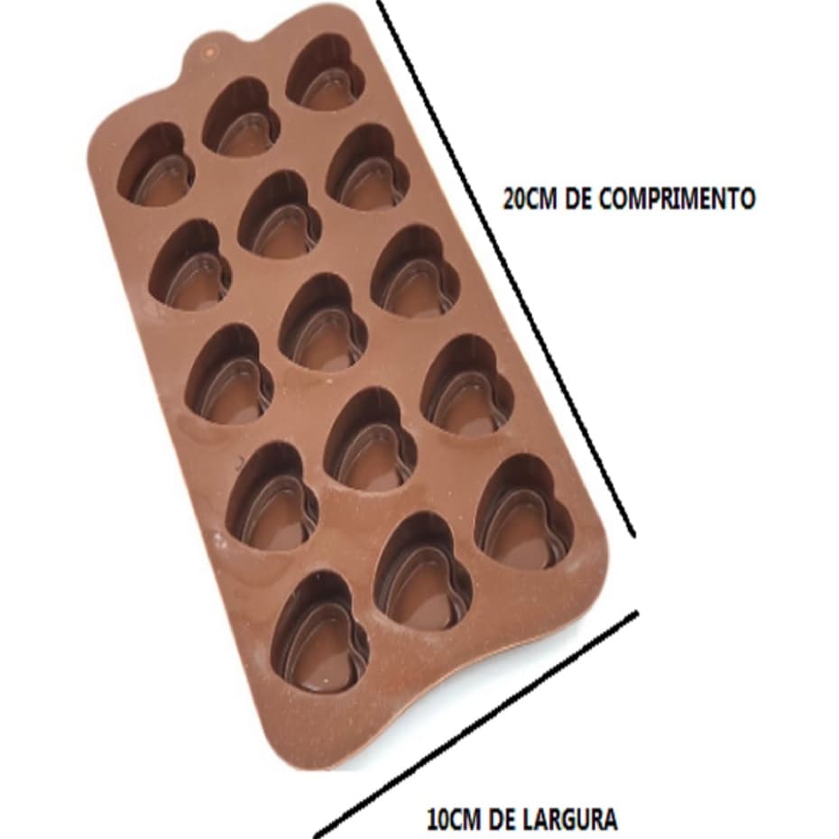 OFERTA Forma de Silicone Para Chocolate Bombom Doces Gelo Gelatina Molde Docinho modelos diversos