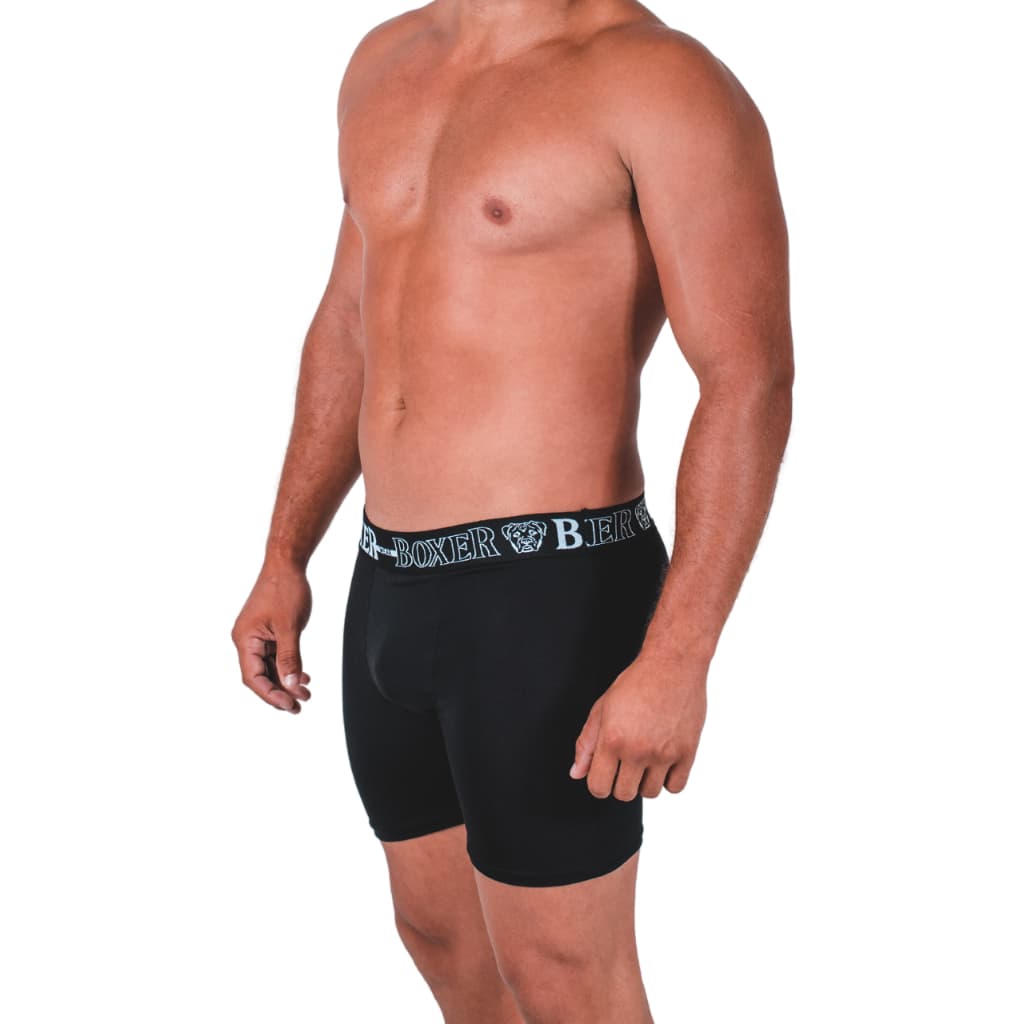 Cuecas Boxer Masculino Microfibra LONG LEG Box Lisa Basica Confortavel Direto da Fábrica