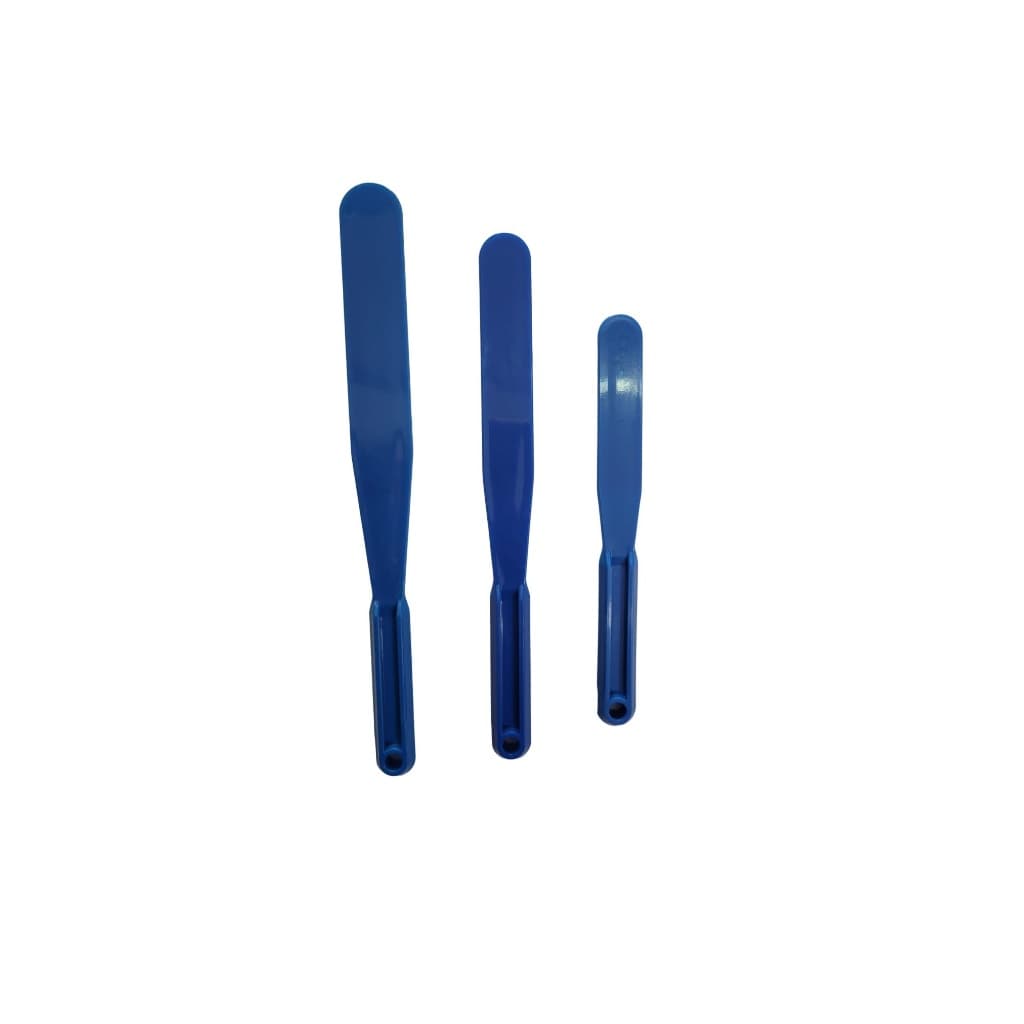 Kit 3 Espátulas Plásticas 3 tamanhos (P, M,G) para cera depilatória, cremes e etc.