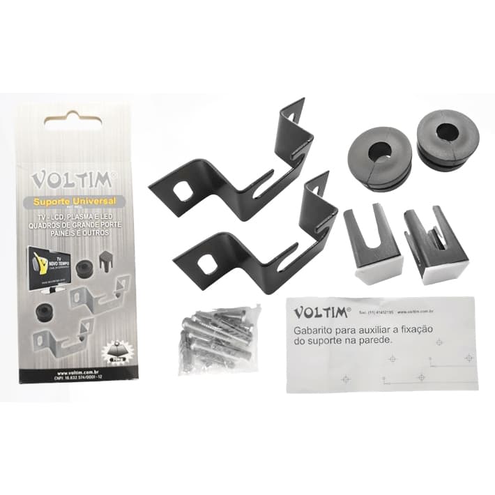 Suporte TV Fixo Universal Parede Painel 70KG