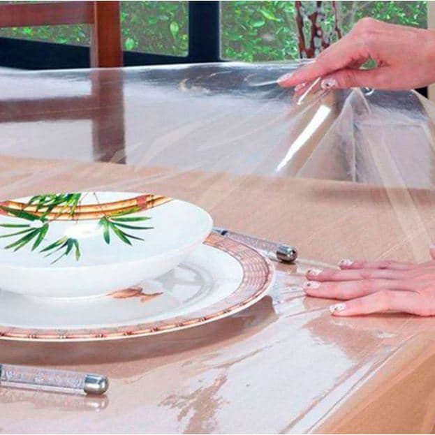 Toalha de Mesa Plástico Impermeável