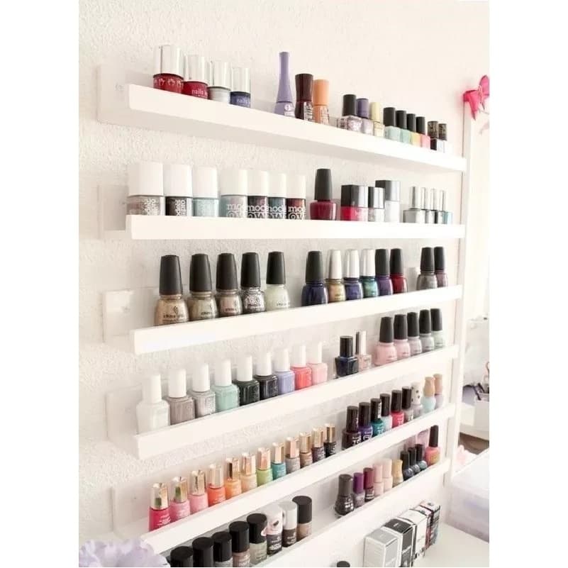 Expositor Prateleira Esmalte P/ Salão De Beleza - 8 Unidades
