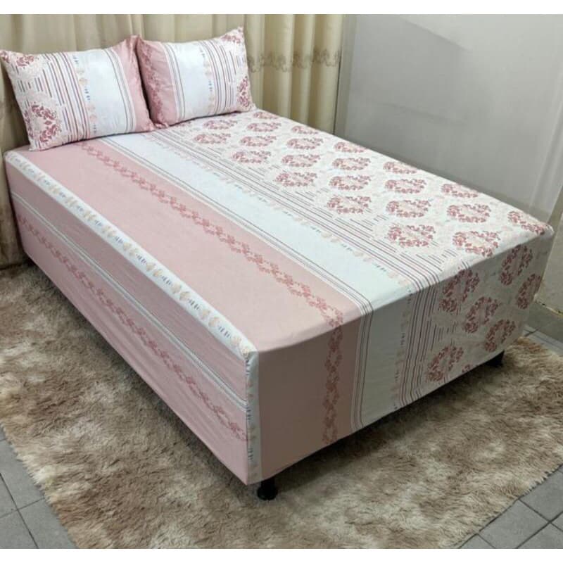 LENÇOL ESTAMPADO BOX CONJUGADO CASAL 3 PEÇAS 0,60 CM DE ALTURA (LENÇOL LUVA )