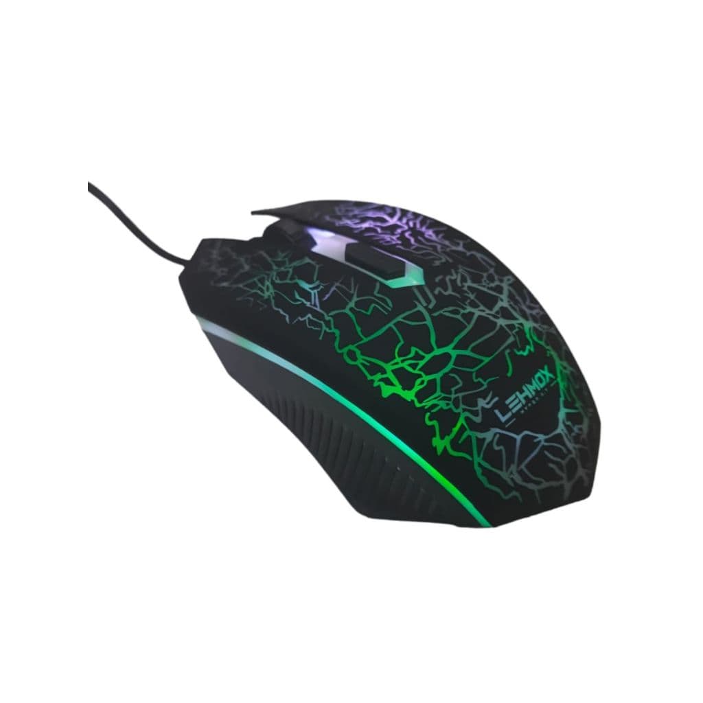 Mouse Gamer Óptico - Com Fio - 3 Ajustes de Velocidade -