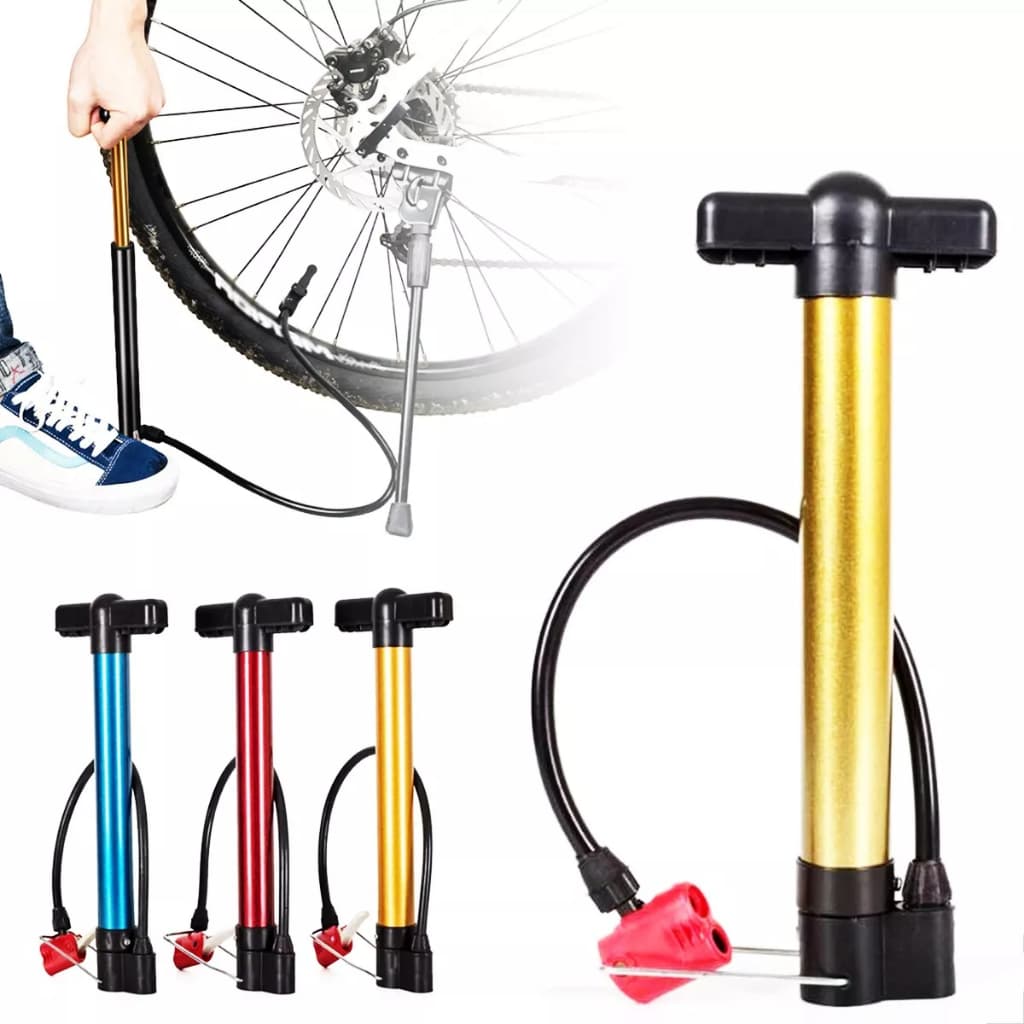 Bomba para Encher Pneu de Bicicleta Moto Carro bike bola piscina