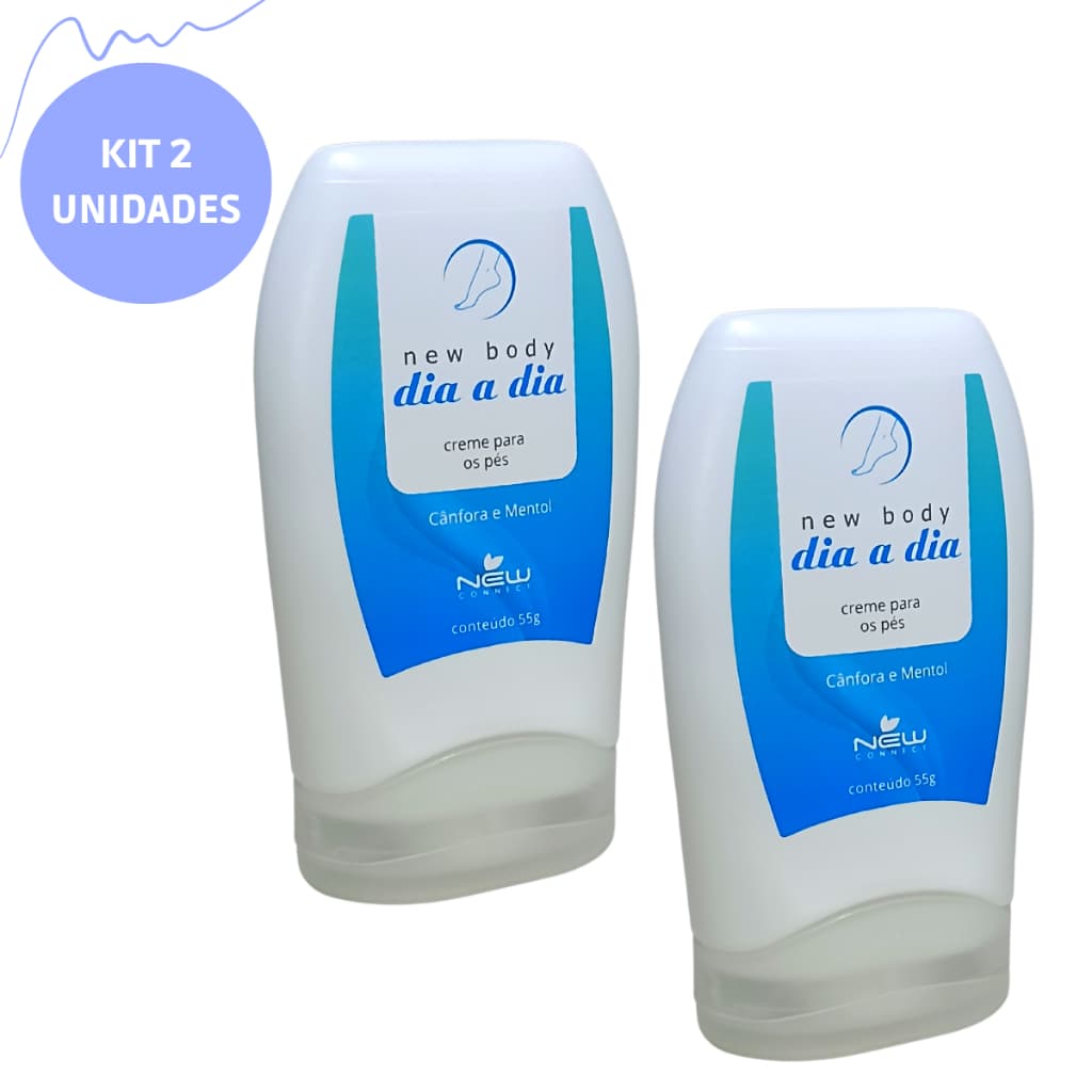 Kit 2 Creme Mau Cheiro No Pé Chulé Frieira Calcanhar Rachado