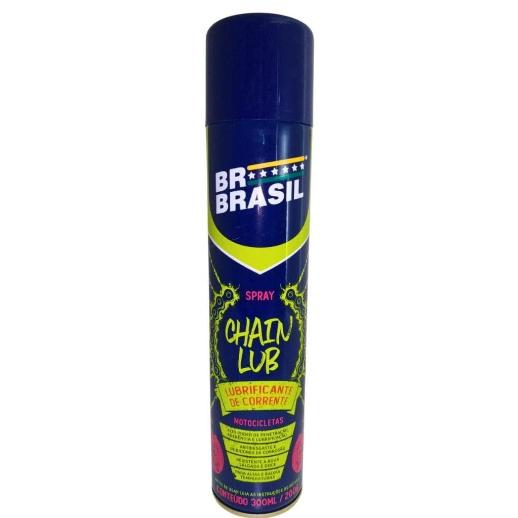 Lubrificante Graxa Spray Para Corrente Moto 300 Ml Chain Lub