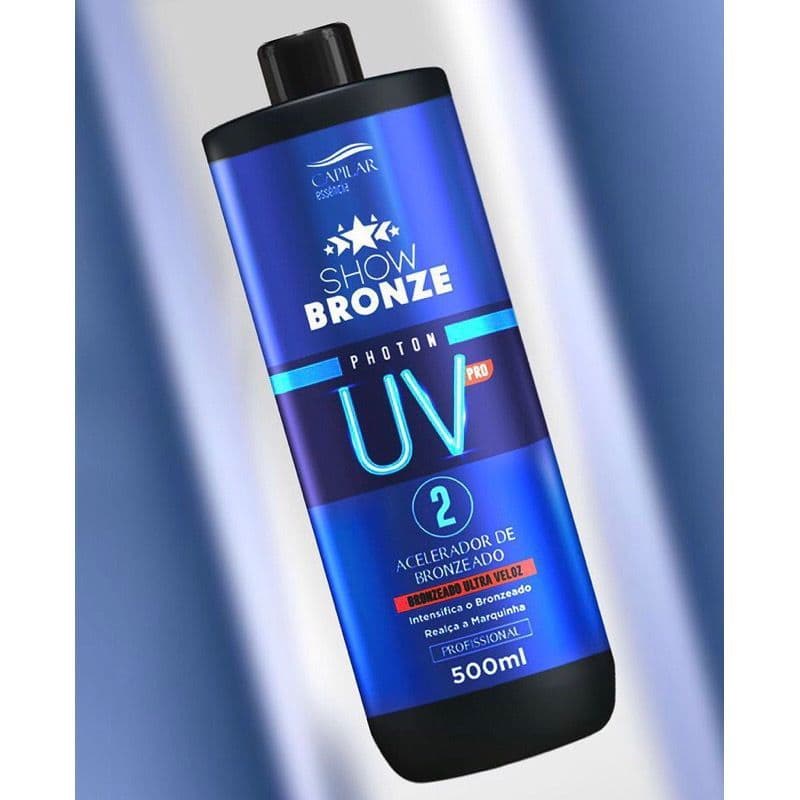 Acelerador de Bronzeado Photon UV PRO passo2 500ml Show Bronze