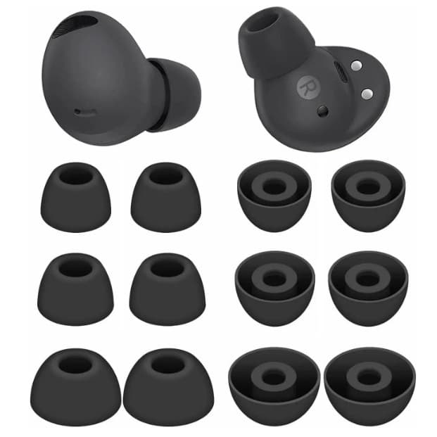 Borracha de Silicone para substituição em  fones de ouvido intra-auriculares, P, M ou G.  1 par