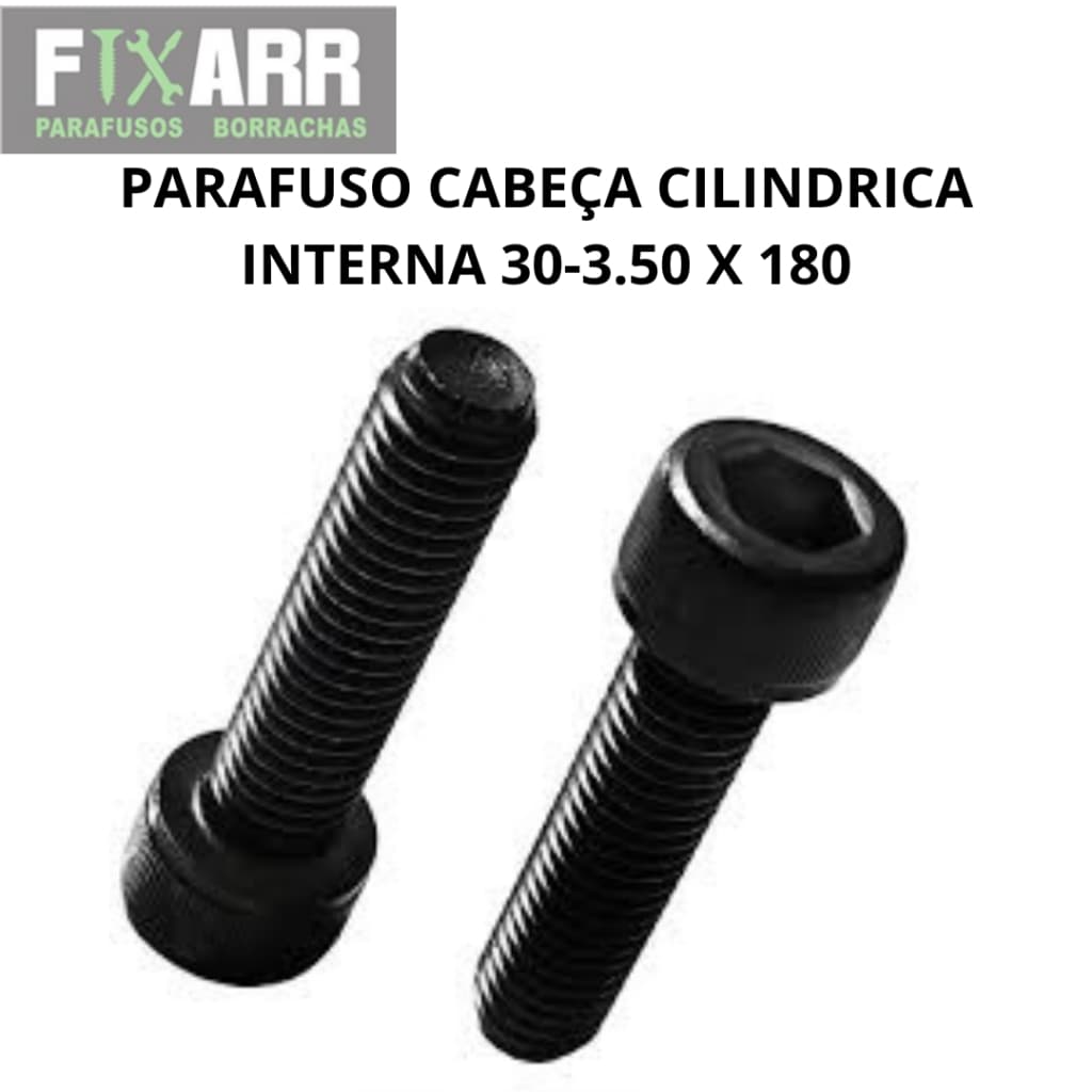 Parafuso cabeça cilindrica sextavada interna M30-3.50 X 180MA LG 12.9