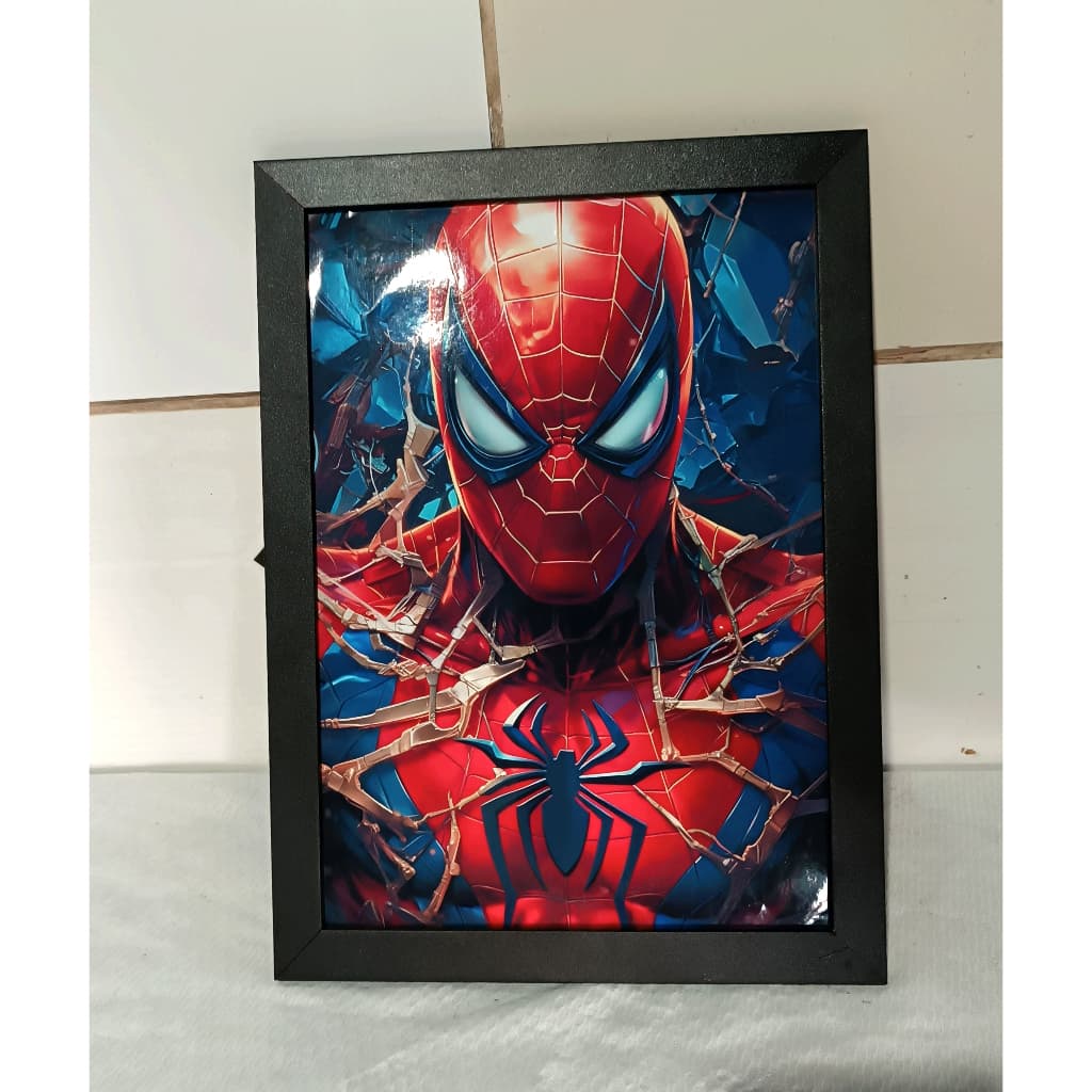 Quadros Decorativos moldura Spider-man, Homem Aranha, Marvel, Série, Avengers, Amazing Spider-Man, Marvel