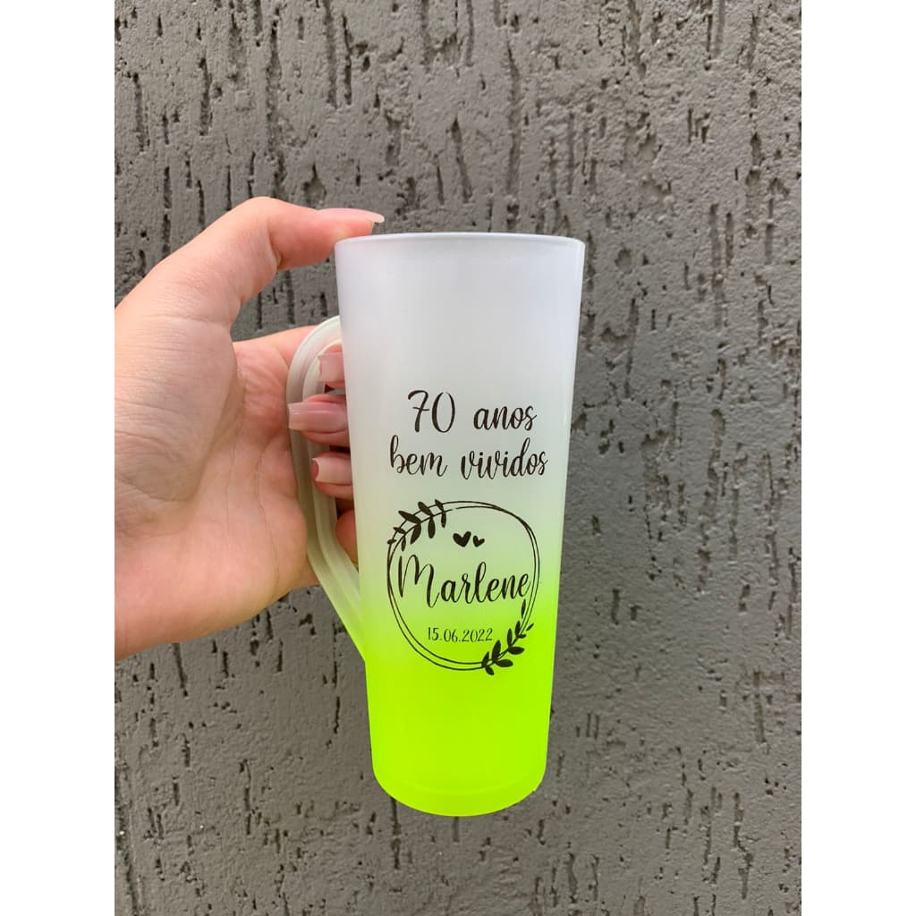 Kit 30 Canecas Slim Degradê Personalizadas