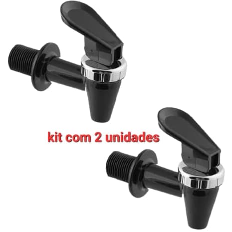 kit com 2 Torneirinhas Torneiras CROMADAS Galão Refresqueiras Suqueiras Barril Cachaça Garrafas