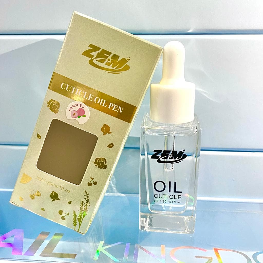 Óleo De Cutícula Hidratante 30ml Com Pantenol Vitamina B5 Fragrância Maravilhosa Conta Gotas ZEM