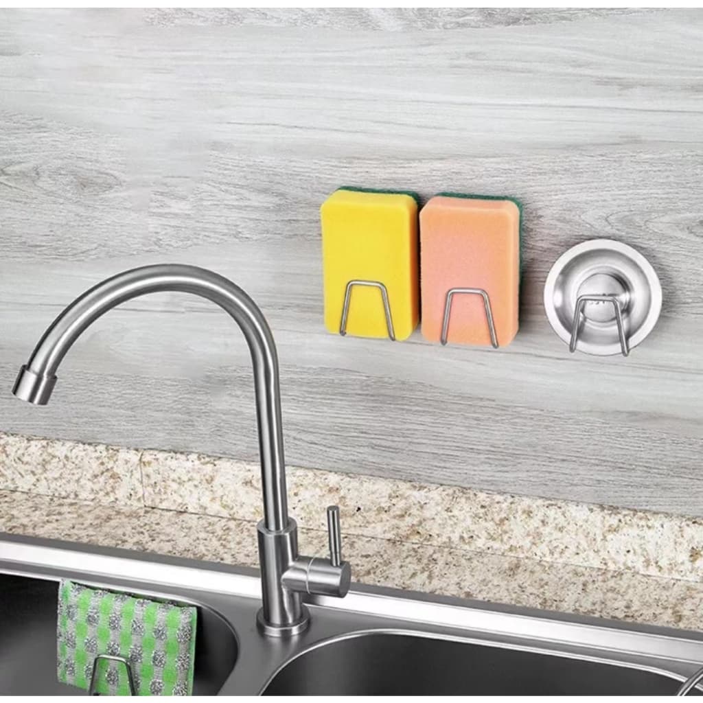 Suporte Porta Esponja Bucha Inox P/ Pia Cozinha Pia