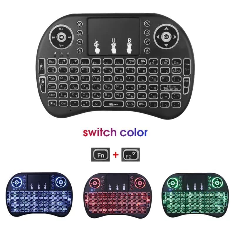 Mini Teclado Wireless com Touchpad