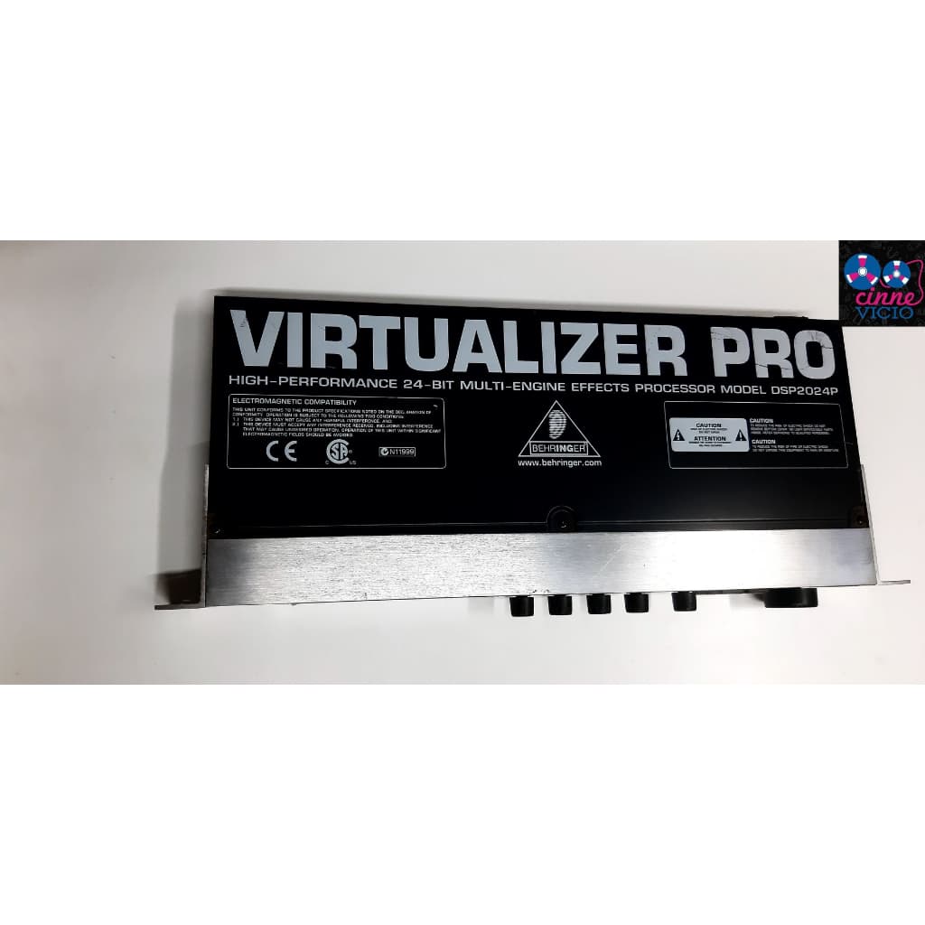 Behringer V Processador De Efeitoso Virtualizer Pro Dsp2024p