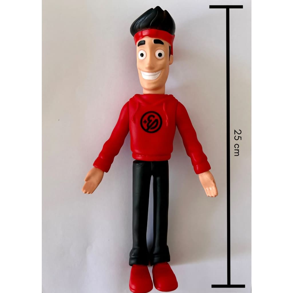Boneco De Vinil Do Youtuber Enaldinho Estrela Brinquedo 25cm