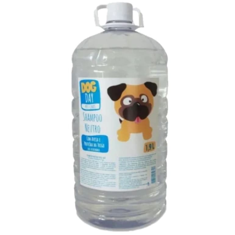 Shampoo Para Pet Neutro Dog Day Pet Care 1,9 Litro, Aveia e proteína de trigo