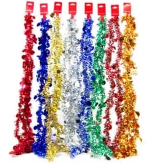 kit 5 festão de Natal colorido / kit com 5 cores e 1.2metros