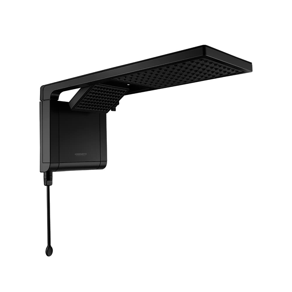 Chuveiro Eletrônico Lorenzetti Acqua Duo Ultra Preto Fosco 220V 7800W