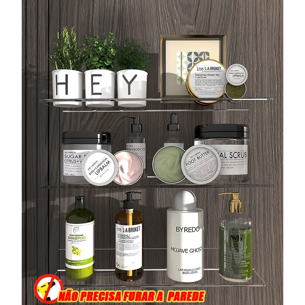 Prateleiras Flutuantes 100% com suporte Invisível para Decorar Sala ,Quarto , Banheiro ,cozinha nicho não precisa furar a parede