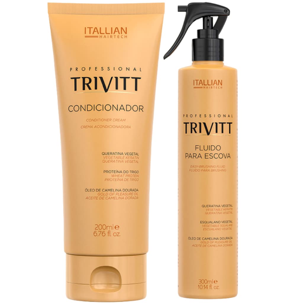 Condicionador Trivitt 200ml Fluido Para Escova Itallian Colo