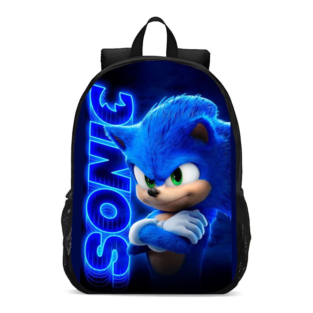 Mochila Escolar Infantil Juvenil Sonic Desenho  bolsa passeio meninos