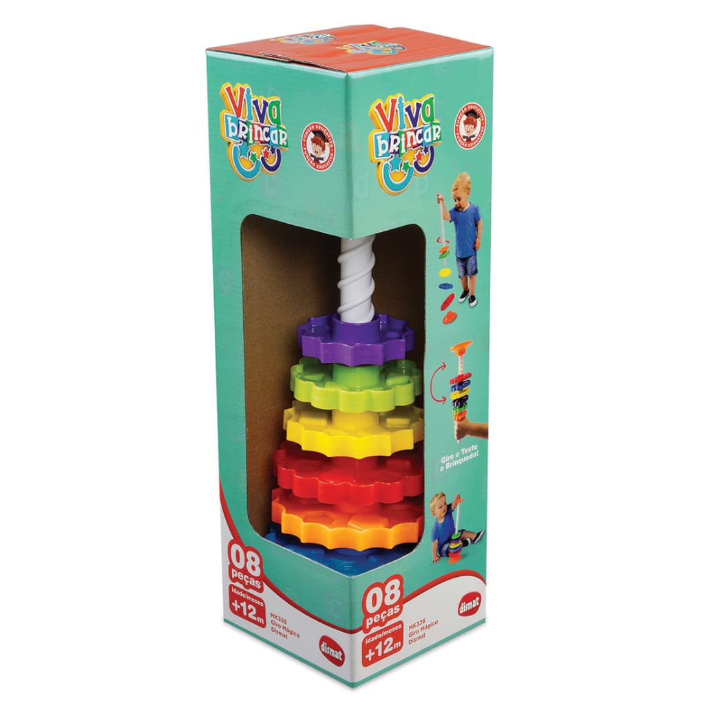 Brinquedo Educativo Giro Mágico Dismat