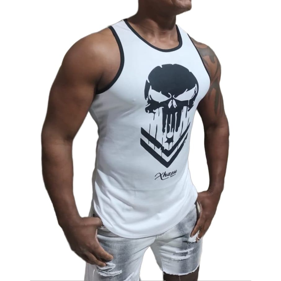 Regata Longline xhzeu  Academia Treino Dry Fit Unissex Fitness