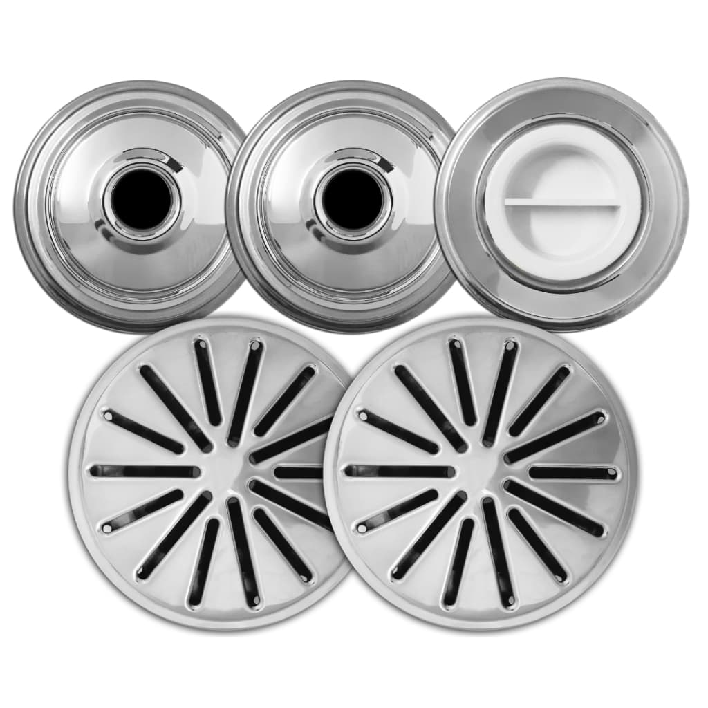 Kit Dispositivos Inox para Piscinas - 2 Retornos 1 Aspiração 2 Drenos