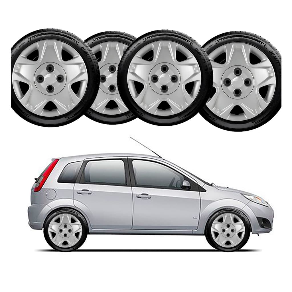 Jogo de Calota FORD FIESTA-HATCH/SEDAN-15/18 Aro 14P