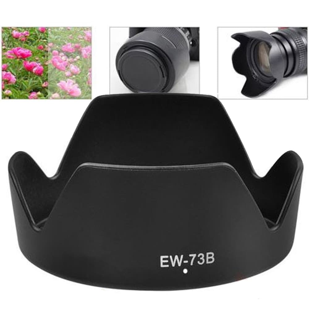 Parassol Ew-73b Tulipa Baioneta 67mm para Canon EF-S 18-135mm f/3.5-5.6 IS EF-S 17-85mm