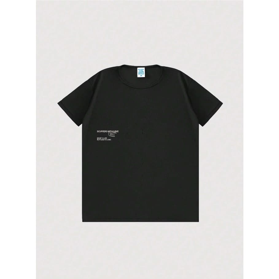 Camiseta Scuffers With Love Oversized Estampa Grafica Desenho Frente Costas Lutadores Com Amor Humor