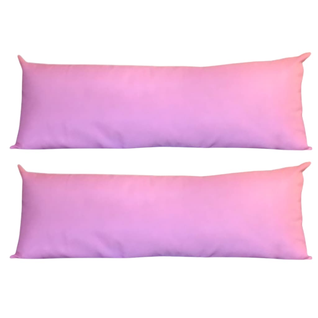 KIT 2 Almofada Grande Cama Sofá Retrátil Encosto De Dormir Completa Decoração 35x95 Presente Menina