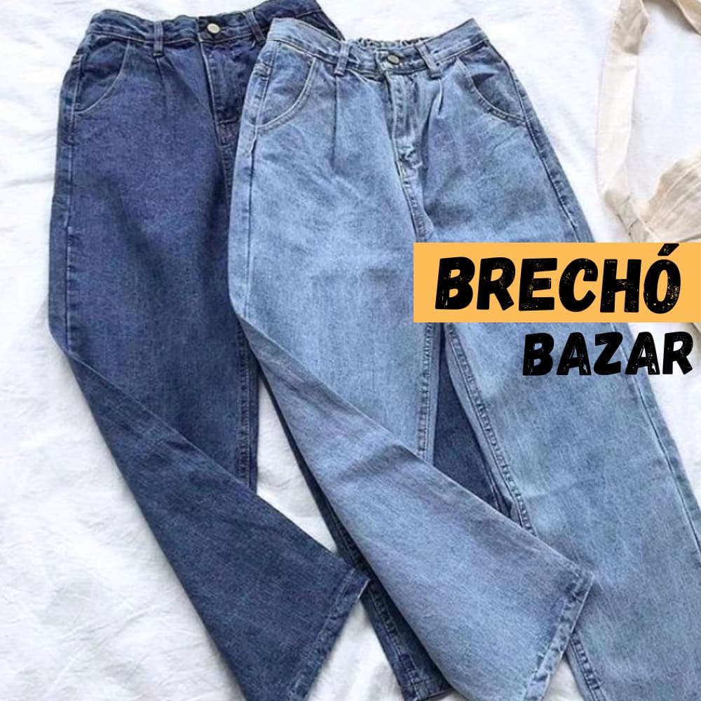 Brechó, Bazar De Calça Jeans, Calça de Moletom, Calça de Alfaiataria Femininas - Promoção / Desapego