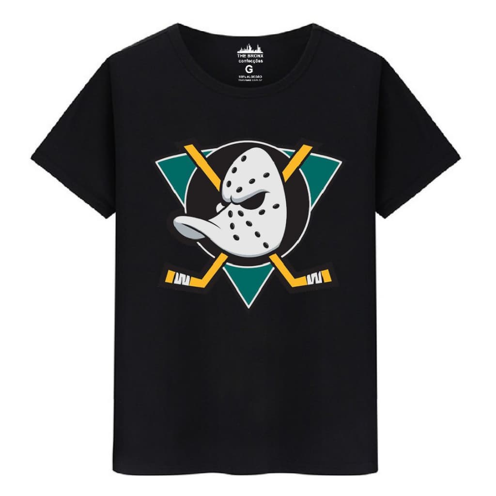 Camiseta Masculina Algodão Premium Super Patos Hóquei Desenho