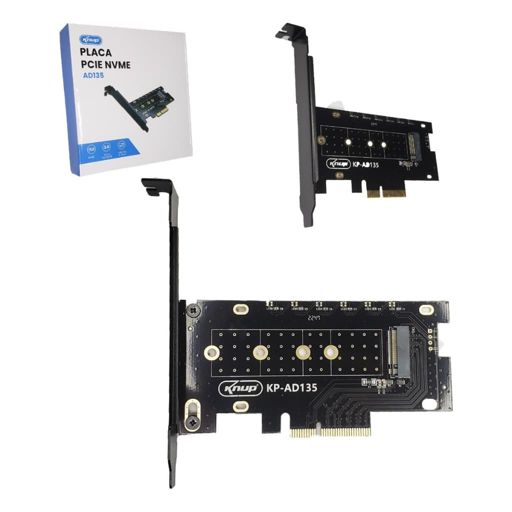 Adaptador Ssd Pci-express X4 Nvme M2 Para Pci-express X8 X16