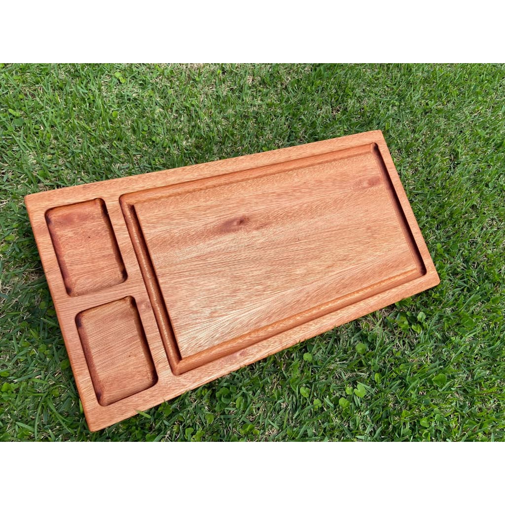 Tábua De Carne 55cm Com Petisqueira, Tábua De Churrasco