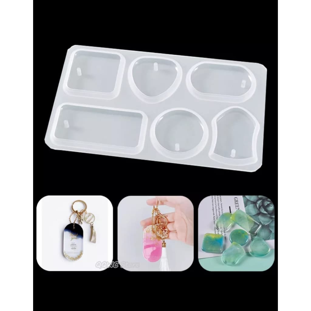 Molde silicone para chaveiro / Molde para Resina Epóxi