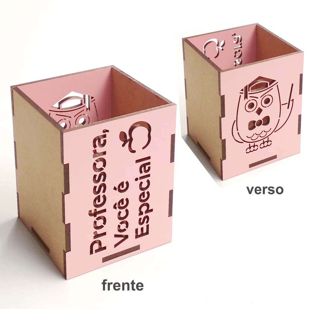 DIA DOS PROFESSORES PORTA CANETA MDF