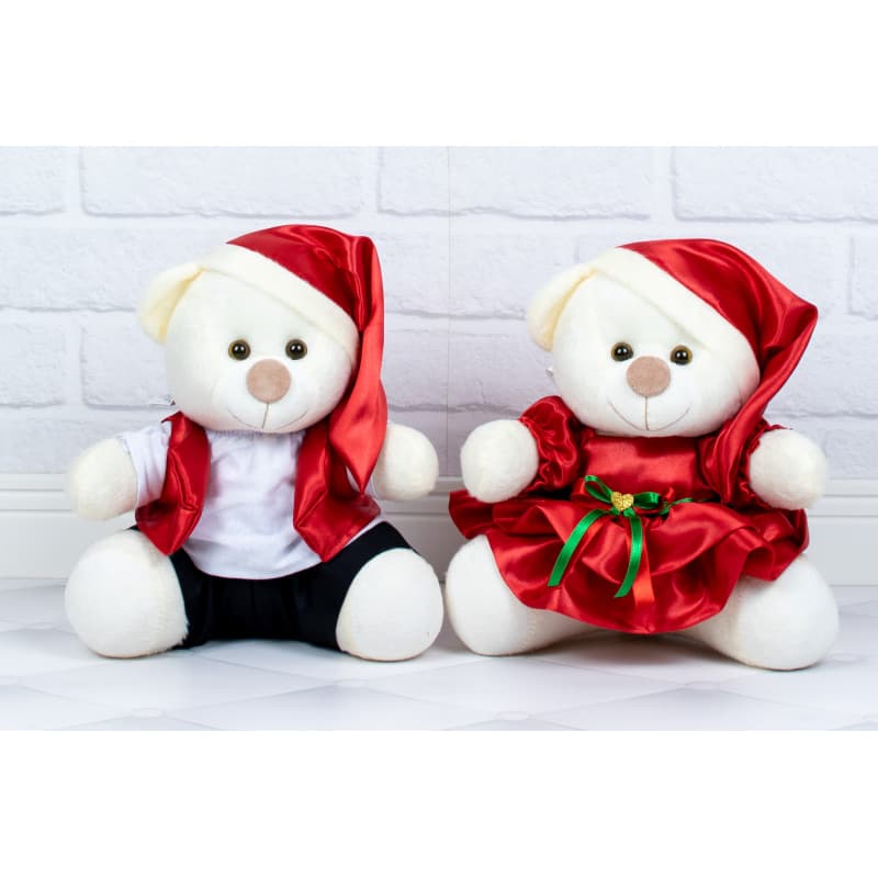 Enfeite de Natal urso pelucia decorações festa