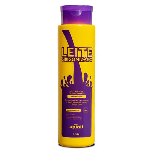 Leite Siliconizado 320g com óleos de Argan e Onjon