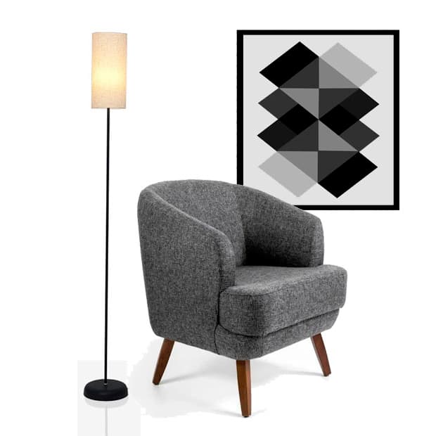 Luminária Skyshow®  Chão Yudi Coluna Piso Vintage