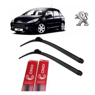 Palheta  Peugeot 307 2006 À 2012 Silicone Flexivel  18" e 26"