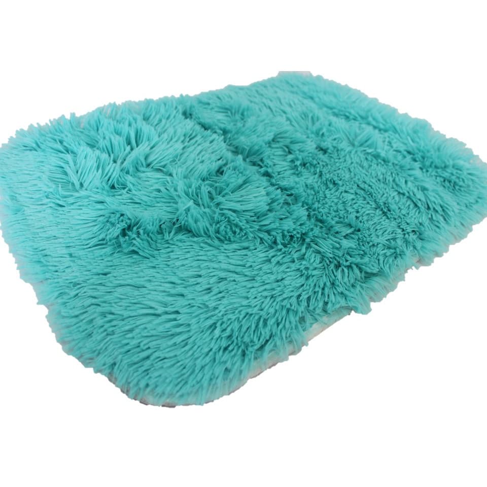 Tapete felpudo peludo antiderrapante 58cm x 39cm